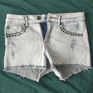 Size 00 jean shorts from Garage